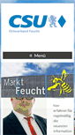 Mobile Screenshot of csu-feucht.de